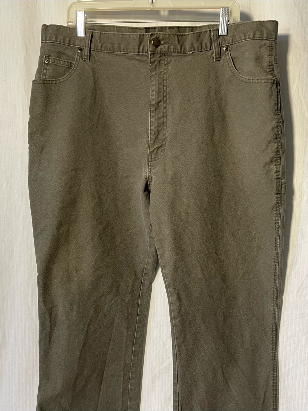 Dickies Men's Straight Jeans in Olive Green
